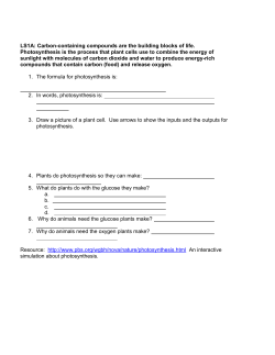LS1A: Carbon-containing compounds are the building blocks of life