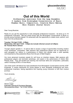 here  - Gloucestershire Music