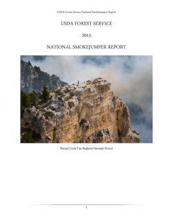 2015 National Smokejumper Report