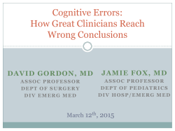 Teaching Novice Physicians to Think Like Experts