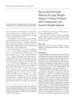 Clinical Features and Comparisons with Normal