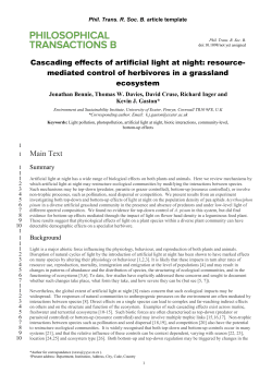 Proc R Soc B template (v. 1.0) - Open Research Exeter