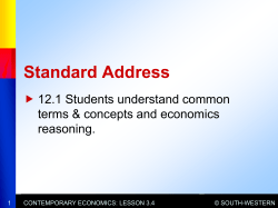 3.4 Providing a Safety Net