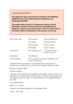 ACKNOWLEDGEMENTS This guide has been produced by