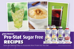 Pro-Stat Sugar Free Protein Liquid Recipes