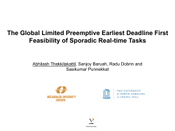 The Global Limited Preemptive Earliest Deadline First