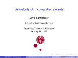 Definability of maximal discrete sets
