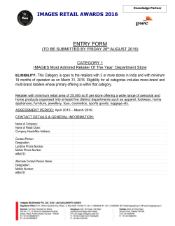 Department Store - India Retail Forum