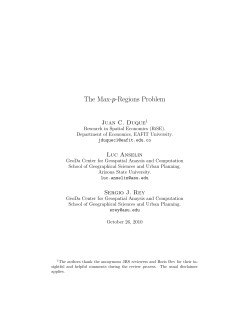 The Max-p-Regions Problem