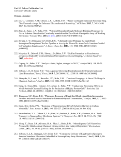 Primary Literature - University of Notre Dame