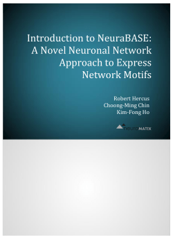 A Neuronal network approach of expressing network