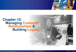 Services Marketing