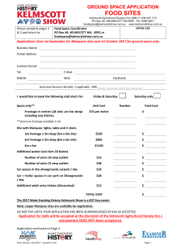 ground space application food sites