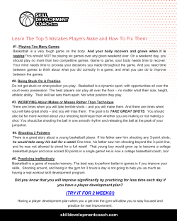 Top 5 Mistakes Players Make