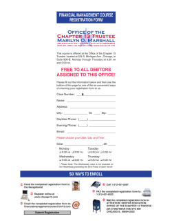 financial management course registration form six ways to enroll