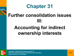 Parent Entity interest