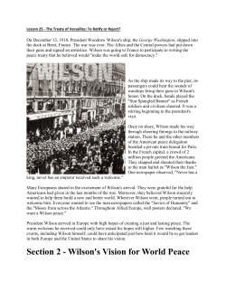 Internationalists Support the Treaty of Versailles