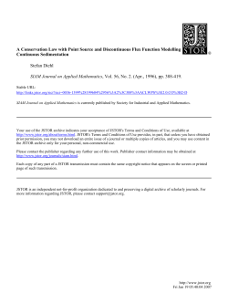 A conservation law with point source and discontinuous flux function