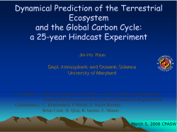 ENSO, Drought and the Changing Carbon Cycle