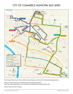 CITY OF COMMERCE MUNICIPAL BUS LINES