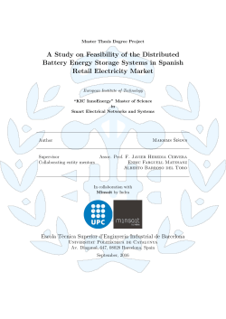A Study on Feasibility of the Distributed Battery Energy Storage