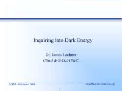 Inquiring into Dark Energy