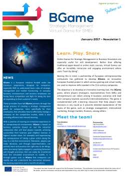 Learn. Play. Share. Meet the team!