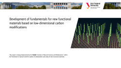 Development of fundamentals for new functional materials based on