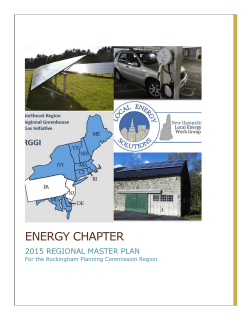 energy chapter - Rockingham Planning Commission
