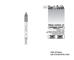 Lab Conductivity Cells CDE