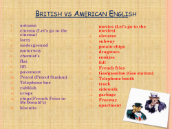 British vs American English
