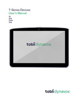 T-Series Devices User`s Manual