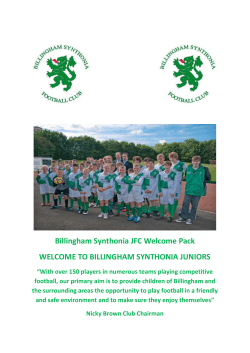 : 229 KB - Billingham Synthonia Juniors FC