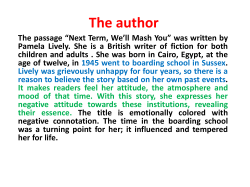 The author