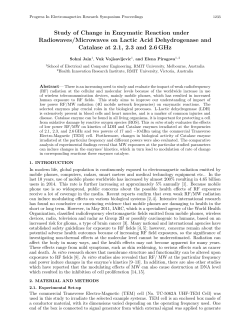 Study of Change in Enzymatic Reaction under Radiowaves