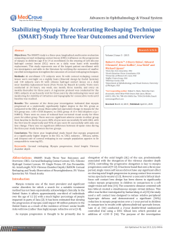 Stabilizing Myopia by Accelerating Reshaping