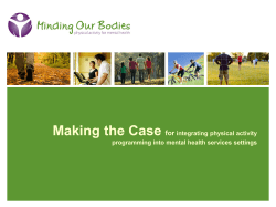 Slide 1 - Minding Our Bodies