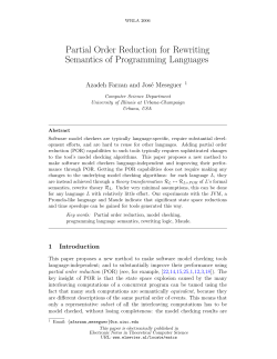Partial Order Reduction for Rewriting Semantics of Programming