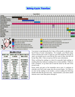Billing Cycle Timeline