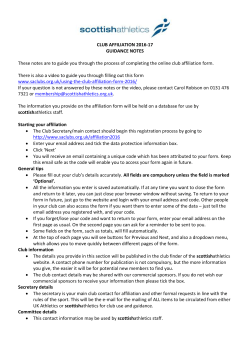 Club-Affiliation-Guidance Notes 2016-17