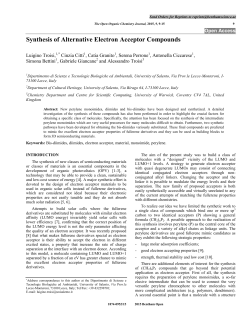 Synthesis of Alternative Electron Acceptor