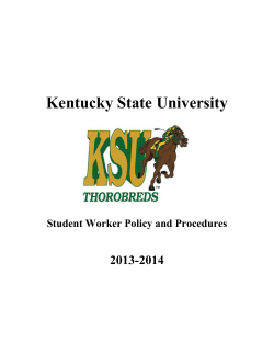 Student Athletic Trainers - Policies and