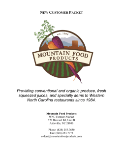 Providing conventional and organic produce, fresh squeezed juices