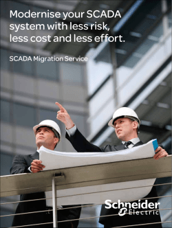 Modernise your SCADA system with less risk, less cost and less effort.