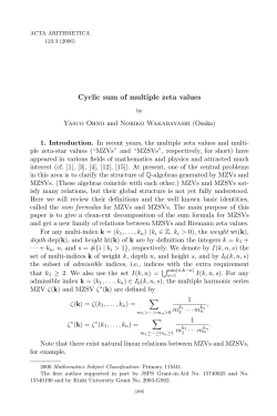 Cyclic sum of multiple zeta values