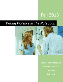 Dating Violence in The Notebook