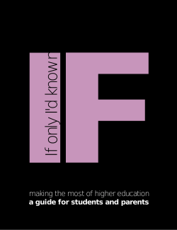 If only I`d know n - Association of Graduate Recruiters