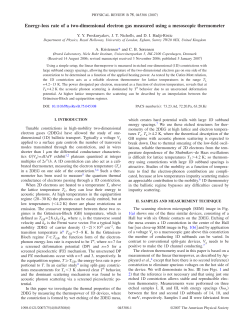 Energy-loss rate of a two-dimensional electron gas measured using