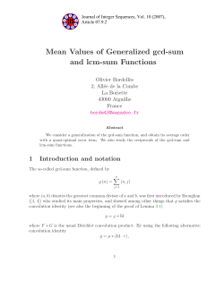 Mean Values of Generalized gcd-sum and lcm