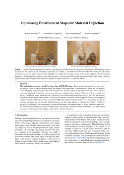 Optimizing Environment Maps for Material Depiction